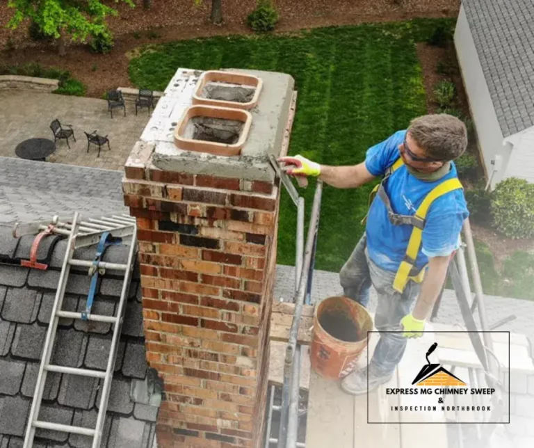 A close-up of cracked chimney bricks showing common causes of leaks and the need for repair.